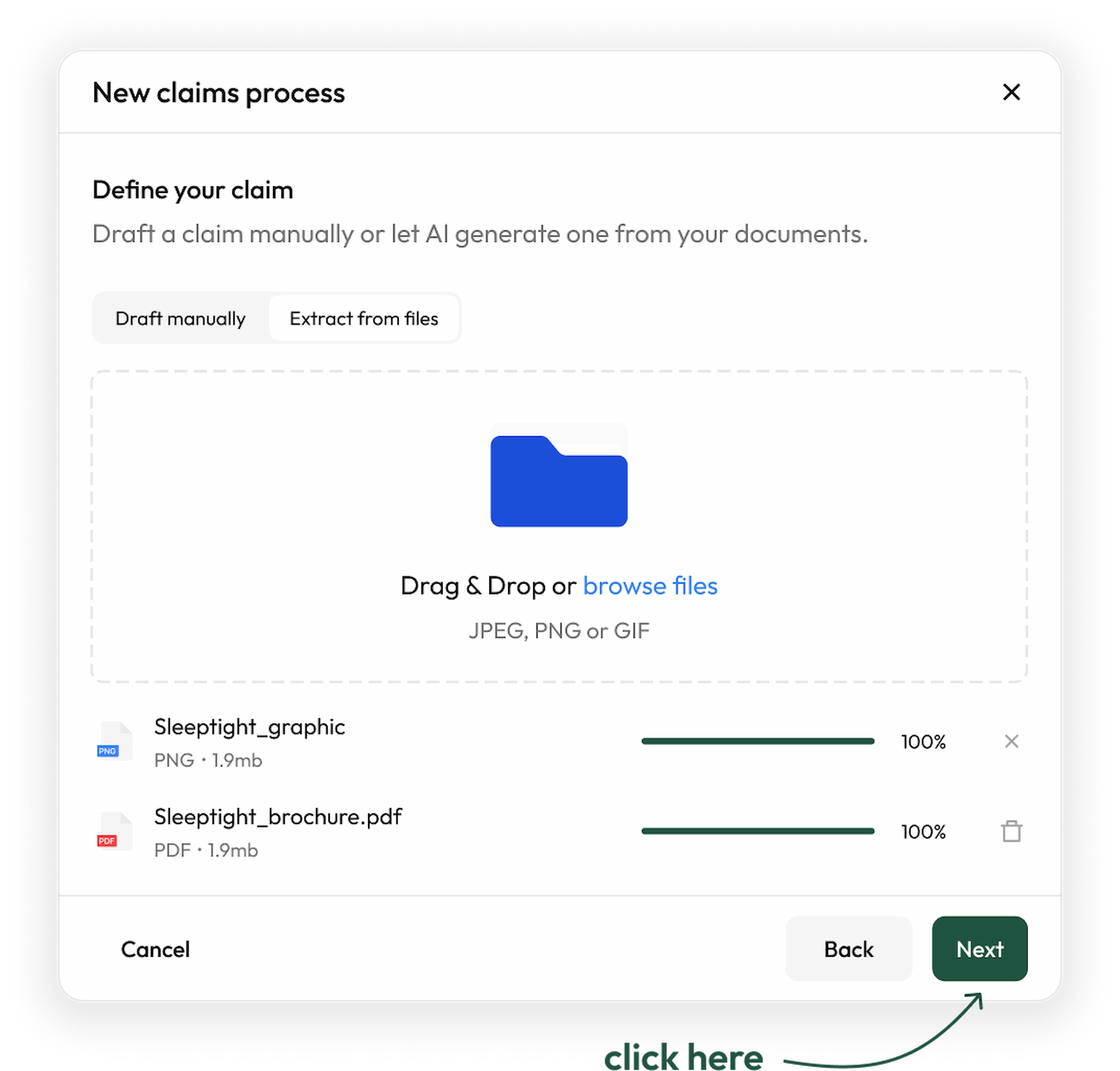 Greencheq request a demo - step 2
